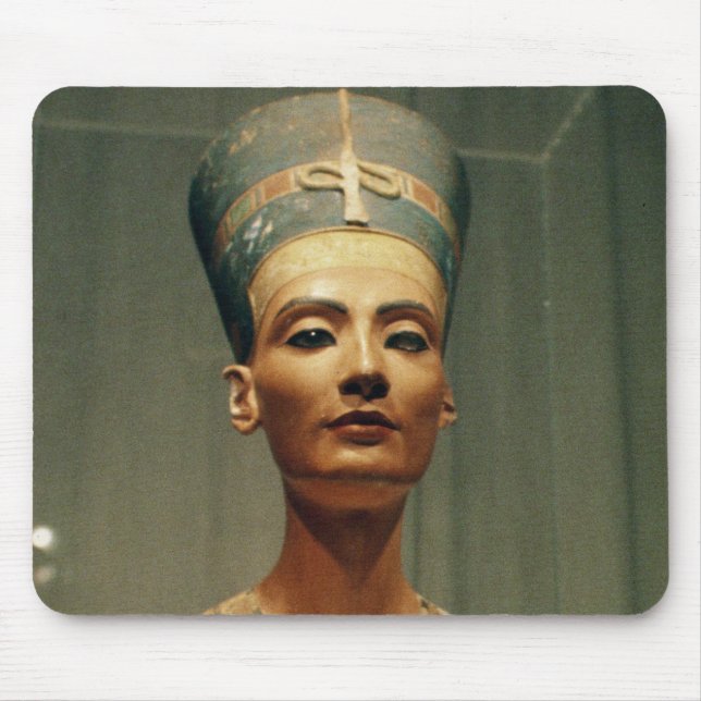 Alfombrilla De Ratón Busto de la reina Nefertiti, vista delantera (Frente)