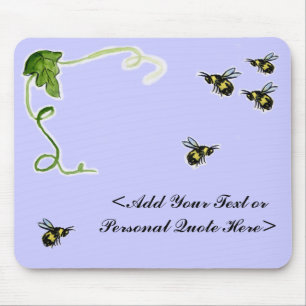 Alfombrilla De Ratón Busy Bumble Bee Mousepad