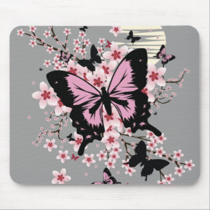 Alfombrilla De Ratón Butterflies Blossom