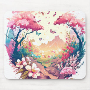 Alfombrilla De Ratón Butterfy retrato pintura animal vida salvaje al ai