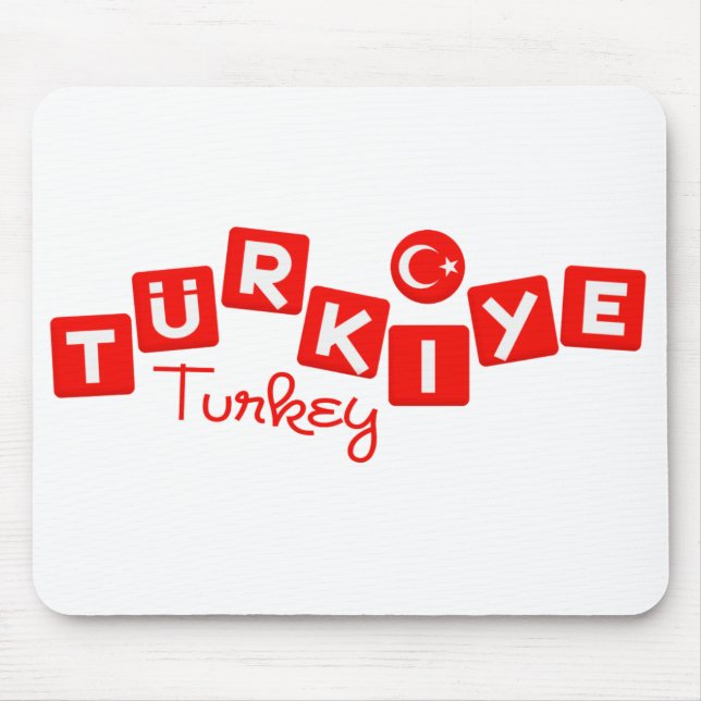 Alfombrilla De Ratón Buzón de TURQUÍA - personalizar (Frente)