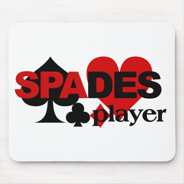 Alfombrilla De Ratón Buzón del jugador Spades (Frente)