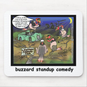 Alfombrilla De Ratón Buzzard Comedy Clubes de divertidos regalos Person