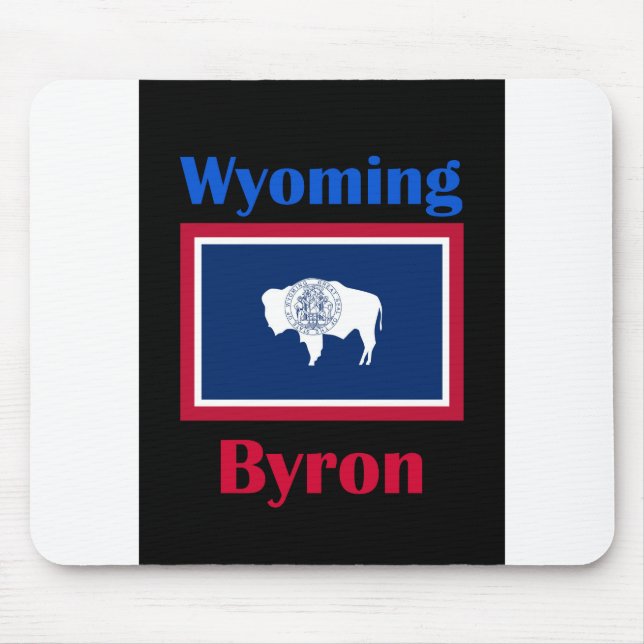 Alfombrilla De Ratón Byron Wyoming (Frente)