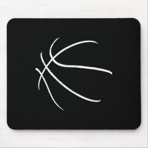 Alfombrilla De Ratón Bysketbyll Silhouette Bbyll Player Coach Sports