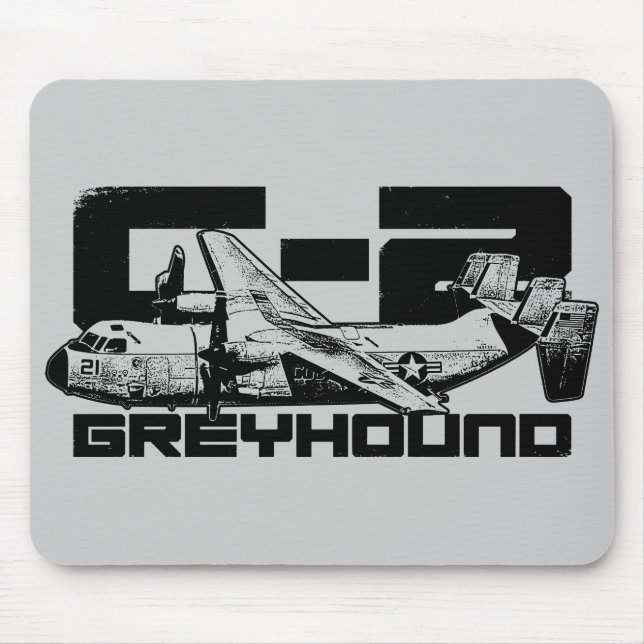 Alfombrilla De Ratón C-2 Greyhound Mousepad (Frente)