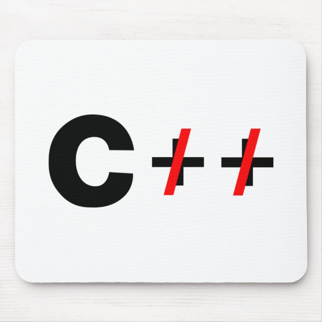 Alfombrilla De Ratón C, no C++ (Frente)