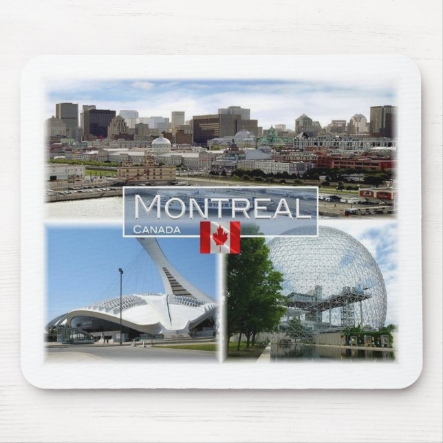 Alfombrilla De Ratón CA Canadá - Montreal - Puerto antiguo - Biodô yo (Frente)