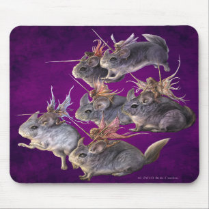 Alfombrilla De Ratón Caballería Mousepad de la chinchilla