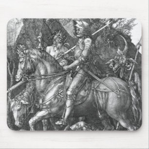 Alfombrilla De Ratón Caballero, muerte y el diablo, 1513 (grabado)