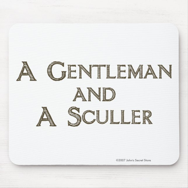 Alfombrilla De Ratón Caballero y Sculler Mousepad (Frente)