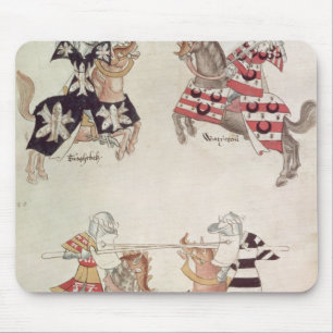Alfombrilla De Ratón Caballeros Jousting, de Book de sir Thomas Holmes