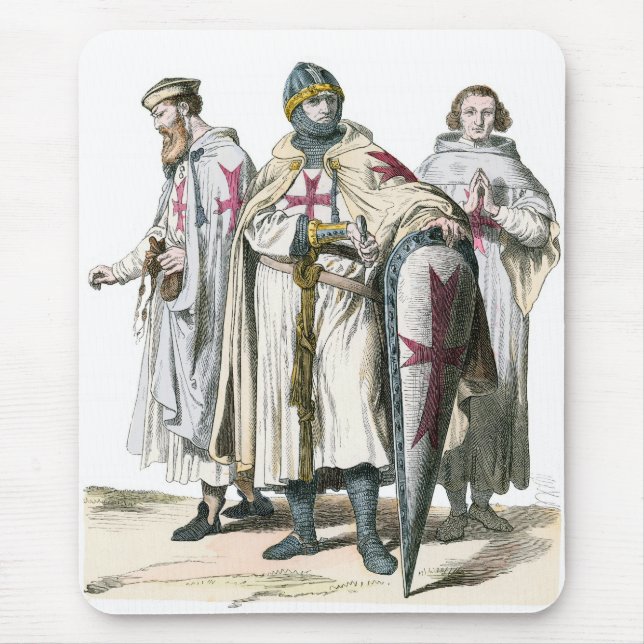 Alfombrilla De Ratón Caballeros Templar (Frente)