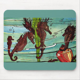 Alfombrilla De Ratón caballitos de mar