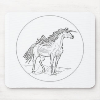 Alfombrilla De Ratón Caballo Alado 🐴 
