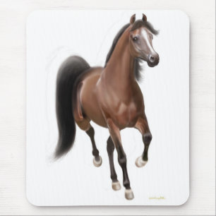 Alfombrilla De Ratón Caballo árabe Mousepad el trotar
