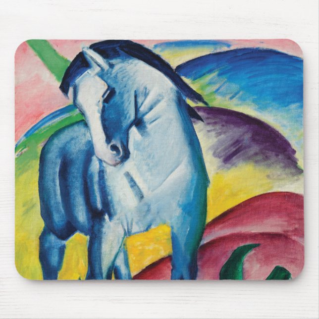Alfombrilla De Ratón Caballo azul I de Franz Marc (Frente)