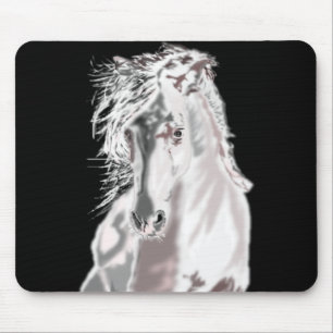 Alfombrilla De Ratón Caballo blanco