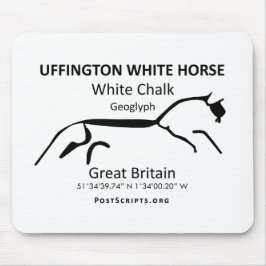 Alfombrilla De Ratón Caballo blanco de Uffington