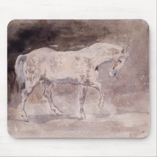 Alfombrilla De Ratón Caballo blanco (por Eugene Delacroix)