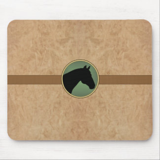 Alfombrilla De Ratón Caballo de cuero MousePad