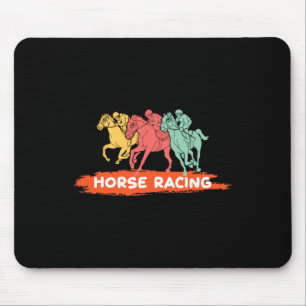 Alfombrilla De Ratón Caballo de Riaje Caballo de Carreras de Caballo