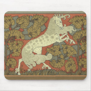Alfombrilla De Ratón Caballo de serranía Art Nouveau