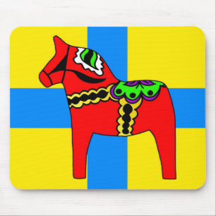 Alfombrilla De Ratón Caballo de Suecia Dala