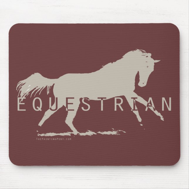 Alfombrilla De Ratón Caballo ecuestre (Frente)