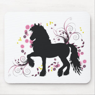 Alfombrilla De Ratón Caballo frisio