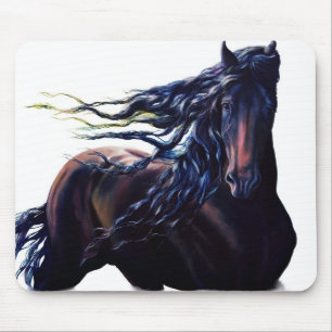 Alfombrilla De Ratón Caballo frisón