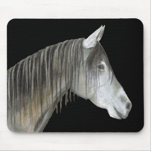 Alfombrilla De Ratón Caballo gris