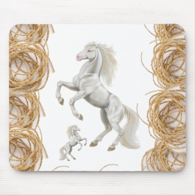 Alfombrilla De Ratón Caballo Mousepad (Frente)