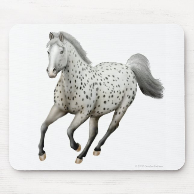 Alfombrilla De Ratón Caballo Mousepad del Appaloosa del leopardo (Frente)