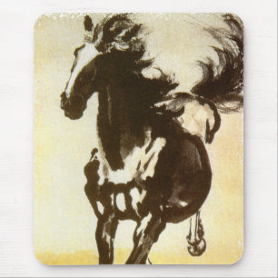 Alfombrilla De Ratón Caballo negro