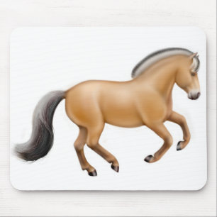 Alfombrilla De Ratón Caballo noruego Mousepad del fiordo