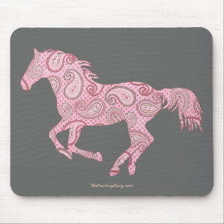 Alfombrilla De Ratón Caballo Pink Paisley