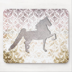 Alfombrilla De Ratón Caballo púrpura bonito Mousepad de Saddlebred
