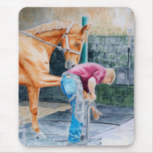 Alfombrilla De Ratón Caballo y herrador