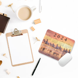 Alfombrilla De Ratón Caballos blancos de la Camarga en el calendario de