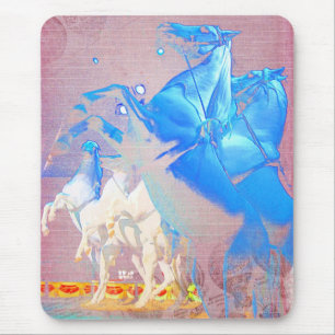 Alfombrilla De Ratón Caballos de arte digital Circus