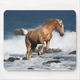 Alfombrilla De Ratón Caballos de la fantasía: Chapoteo del verano