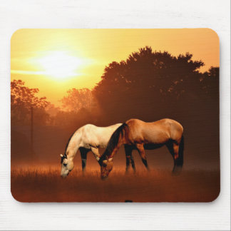 Alfombrilla De Ratón Caballos de Sunrise