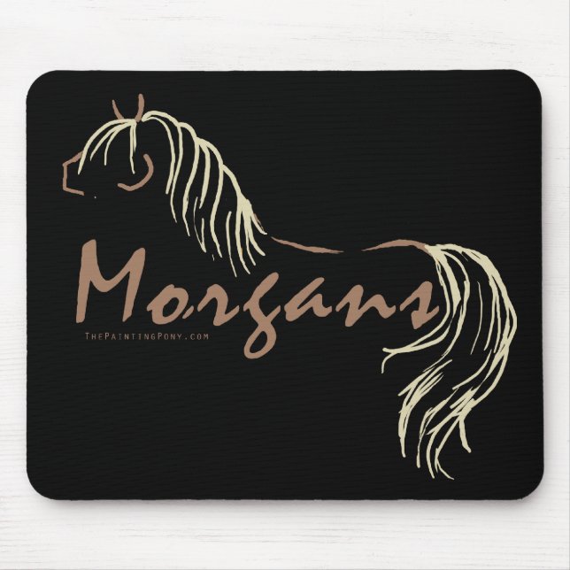 Alfombrilla De Ratón Caballos Morgan (Frente)