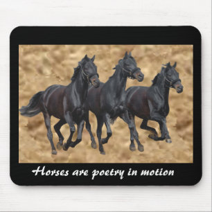 Alfombrilla De Ratón Caballos Mousepad salvaje