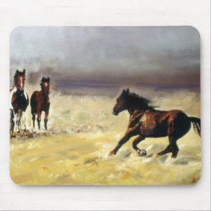 Alfombrilla De Ratón Caballos Salvajes/Cabalos salvaxes/Wild horses