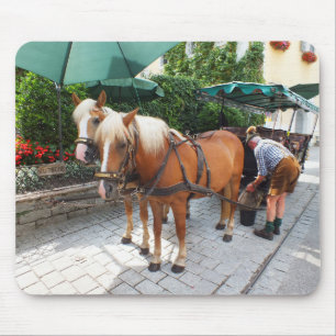 Alfombrilla De Ratón Caballos y carruaje