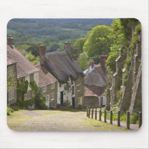 Alfombrilla De Ratón Cabañas en Gold Hill, Shaftesbury, Dorset,