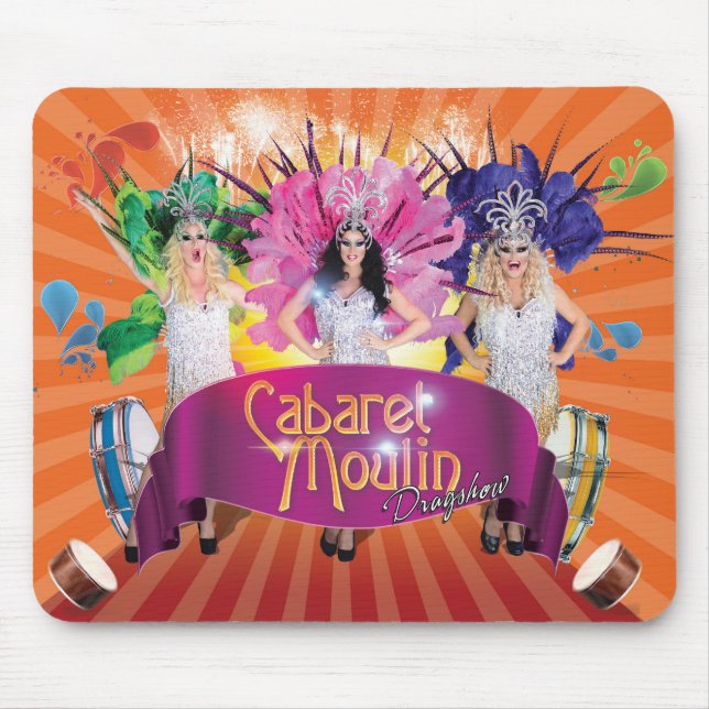 Alfombrilla De Ratón Cabaret Moulin (Frente)