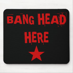 Alfombrilla De Ratón Cabeza aquí Mousepad de la explosión